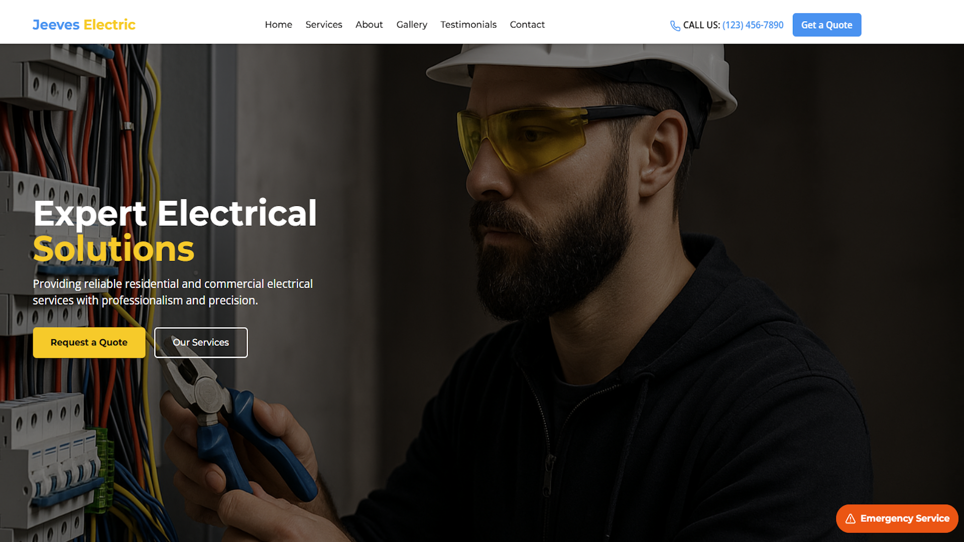 Electrician Service Website